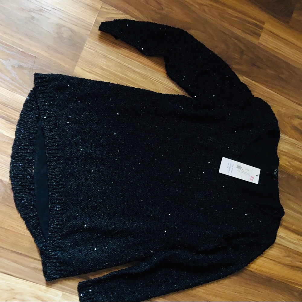 Black sparkle sweater